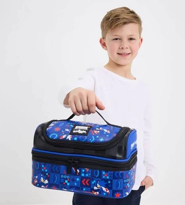 Smiggle Sonic The Hedgehog Double Decker Insulated Lunch Bag at Zubaidas Online Pakistan