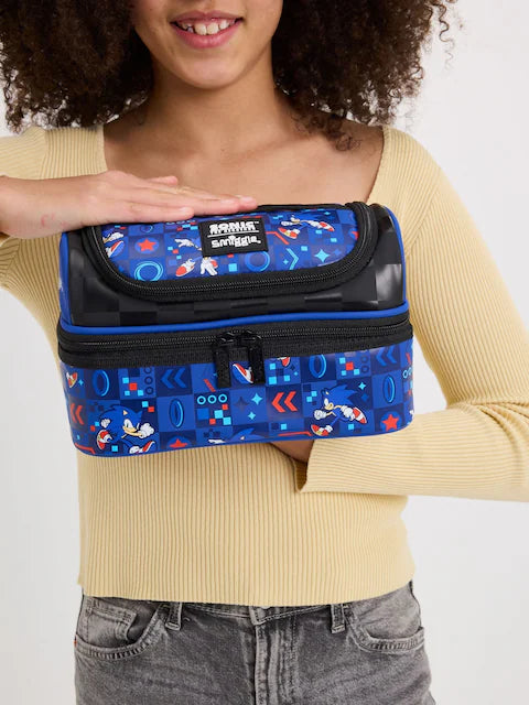 Smiggle Sonic The Hedgehog Double Decker Insulated Lunch Bag at Zubaidas Number 1 Online Baby and Kids Store in Pakistan for over 50 years