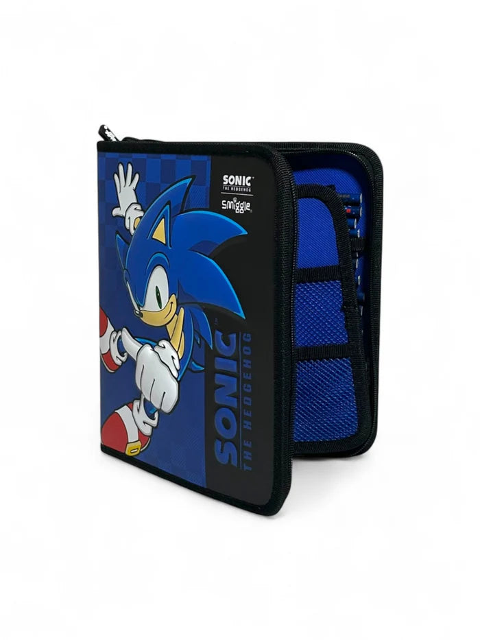 Smiggle Sonic the Hedgehog Hardtop Art Supplies Kit at Zubaidas