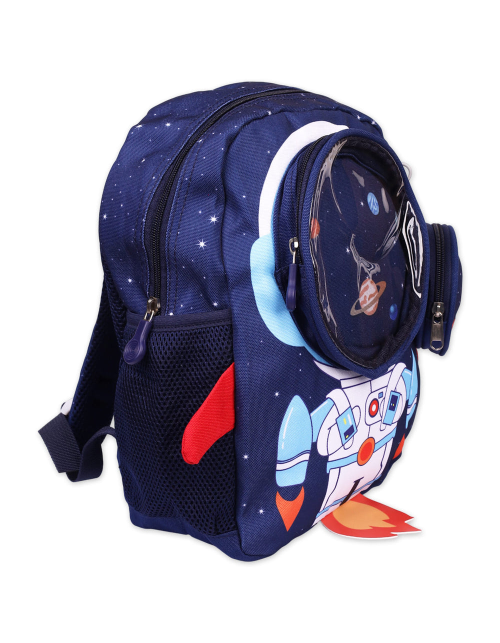 Space Rocket School Bag for boys. 2 Zipper Compartments with detachable Pouch. Shop Premium Quality School Bags for boys from Zubaidas® - Pakistan’s No. 1 and the most trusted baby and kids store for over 50 years. Nationwide Delivery.