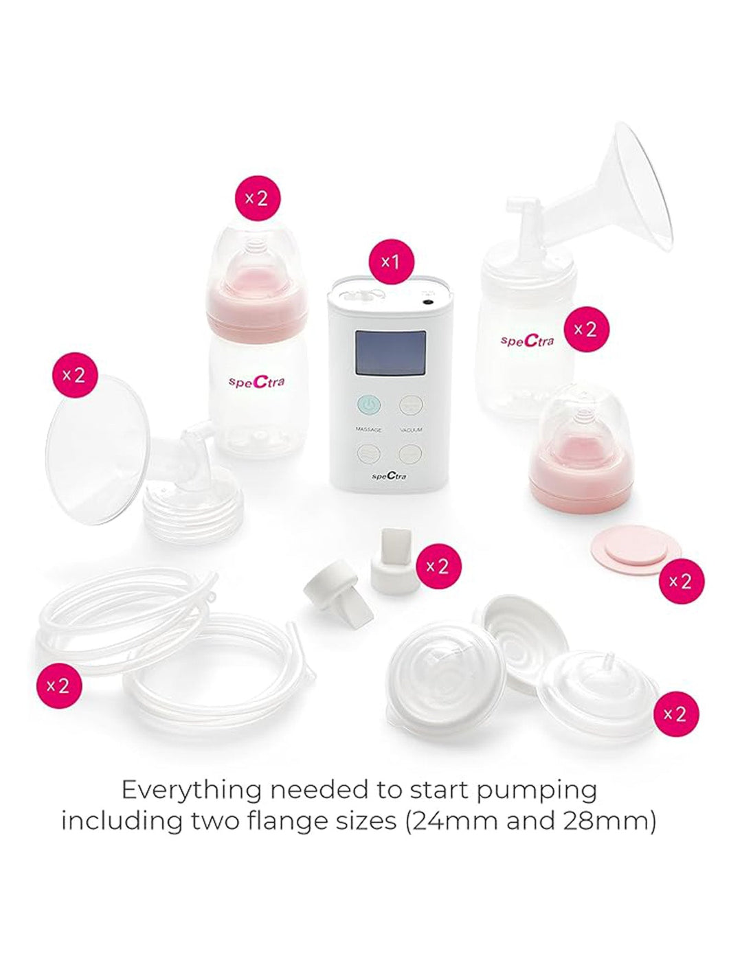 Spectra 9 Plus Double Electric Breast Pump Portable and Rechargeable at Zubaidas Official™ Pakistan