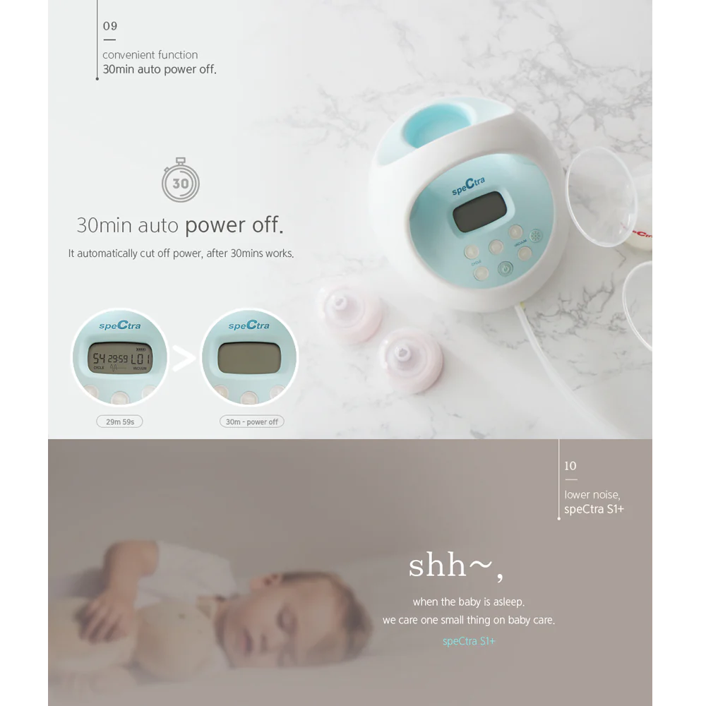 Spectra S1 Plus 1835902216642 Hospital Grade Double Electric Breast Pump at Zubaidas Official™ Pakistan