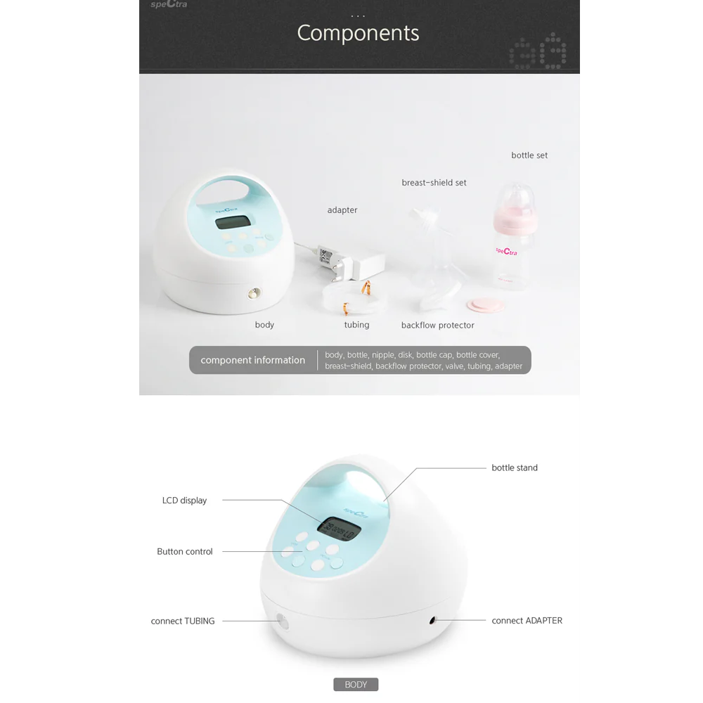 Spectra S1 Plus 1835902216642 Hospital Grade Double Electric Breast Pump at Zubaidas Official™ Pakistan