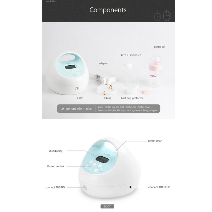Spectra S1 Plus 1835902216642 Hospital Grade Double Electric Breast Pump at Zubaidas Official™ Pakistan