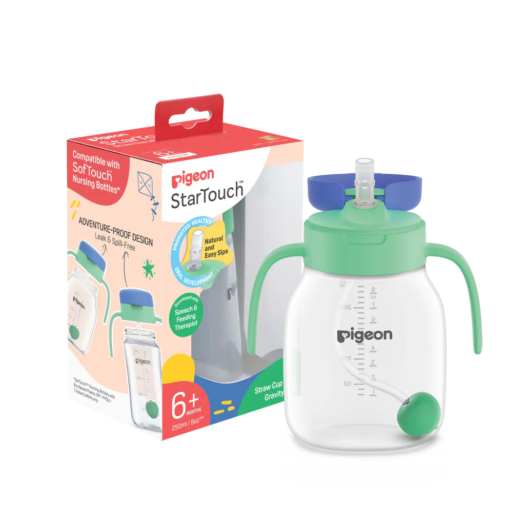 StarTouch Straw Cup Pigeon 250ml Mint To Be D81373 at Zubaidas