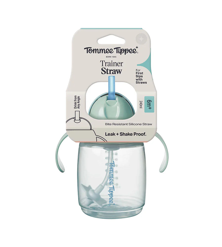 Starter Straw Cup Tommee Tippee 6m+ 8oz/240ml Boy TT 448003 at Zubaidas
