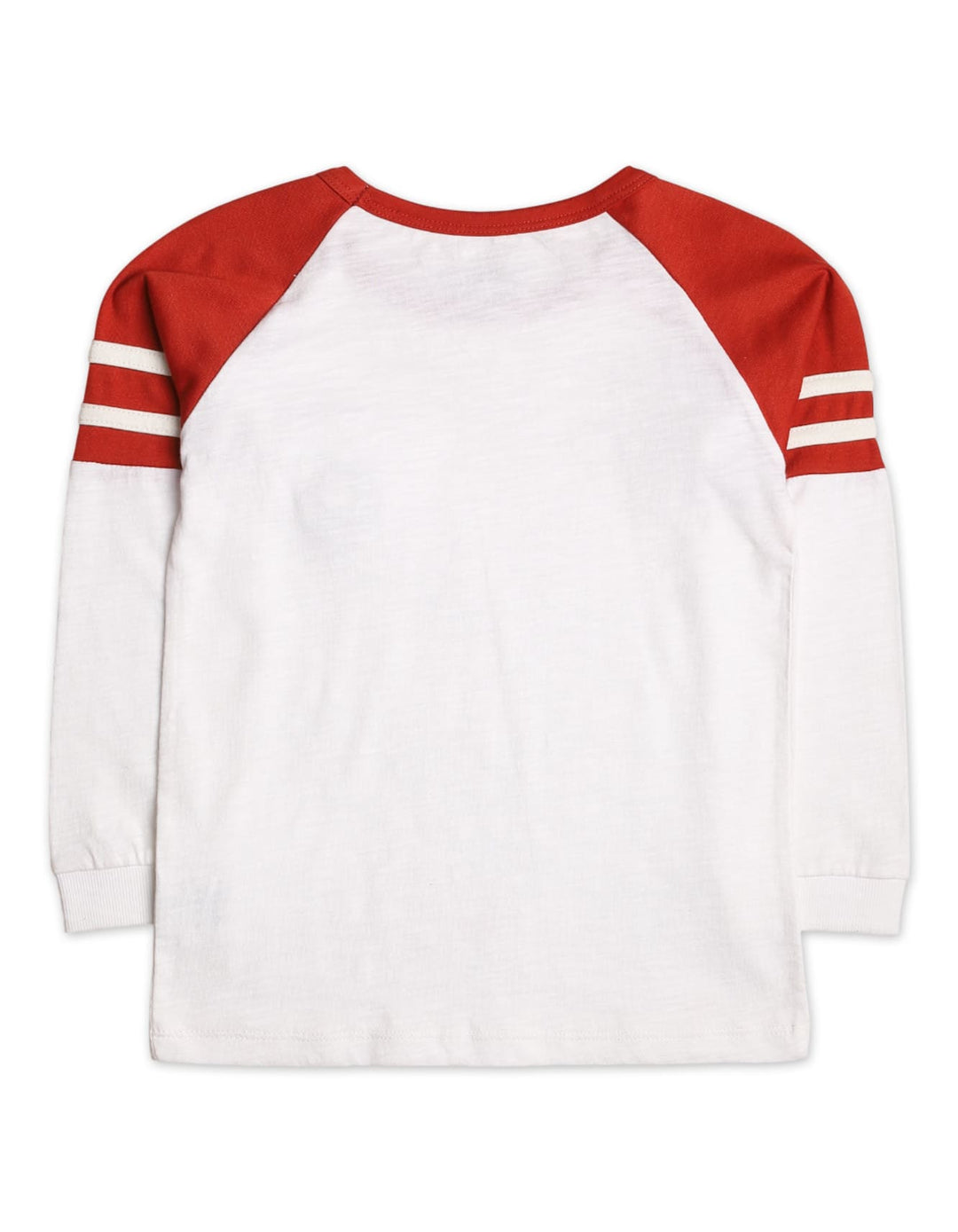 T Shirts For Boys Bambies Relgan Football Striped Rust at Zubaidas Official Pakistan