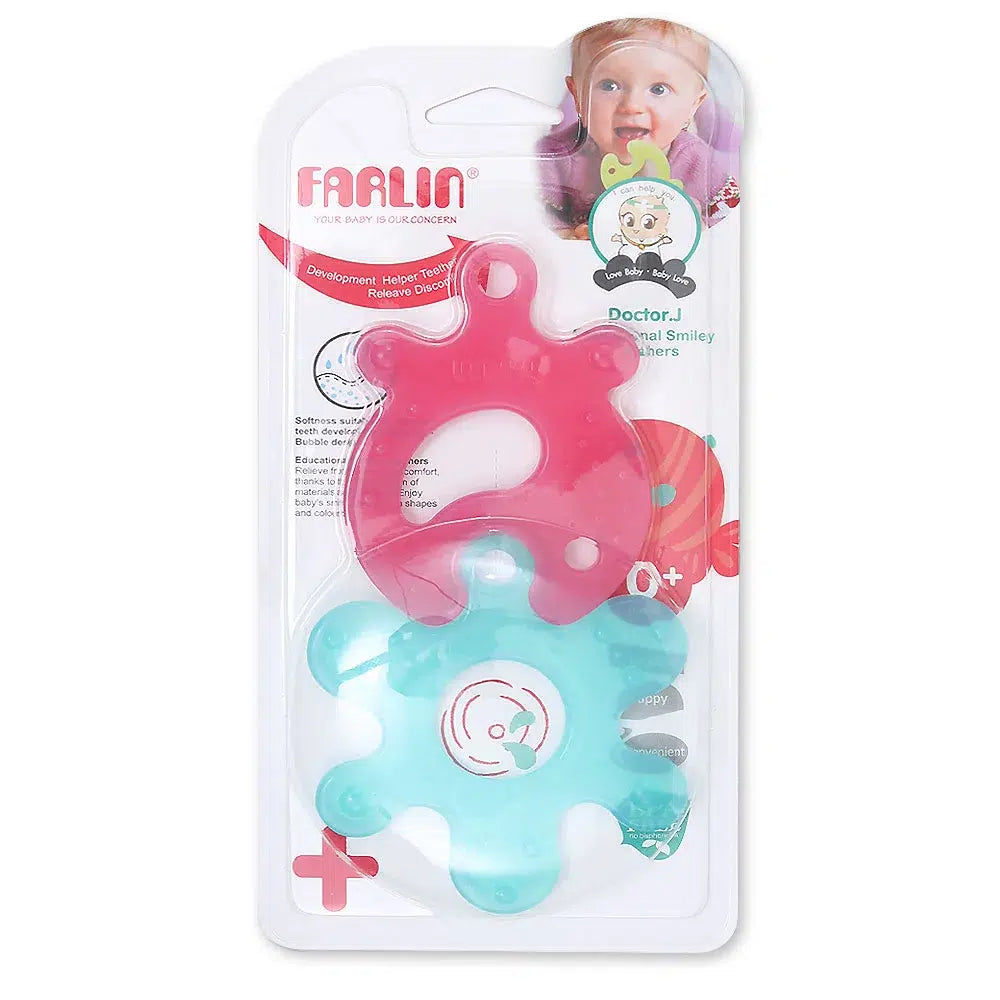 Zubaida's EDUCATIONAL PUZZLE GUM SOOTHER Combo Blue & Pink - BBS-006 - Zubaidas Official™