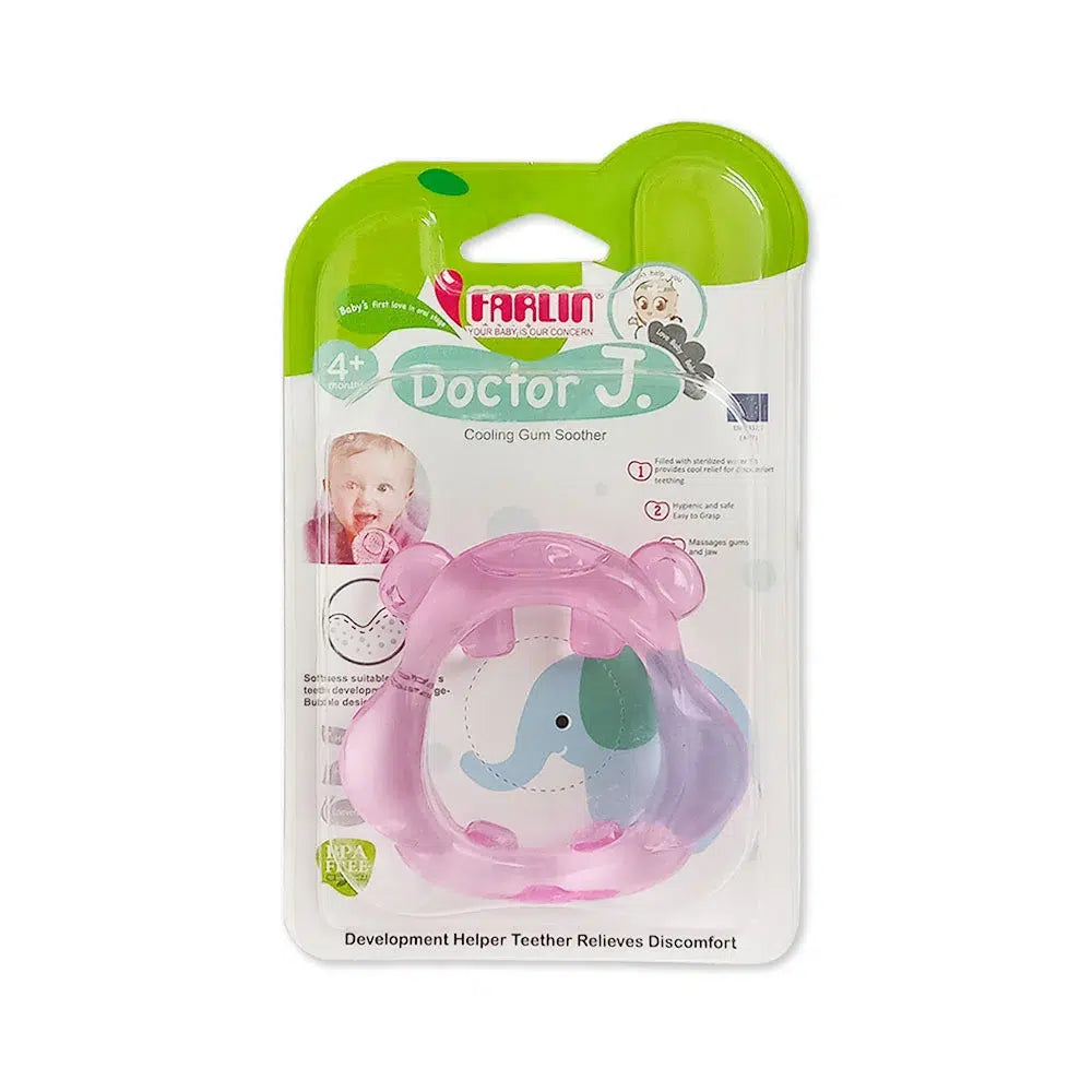 Zubaida's Farlin Cooling Teether Pink - BF-148