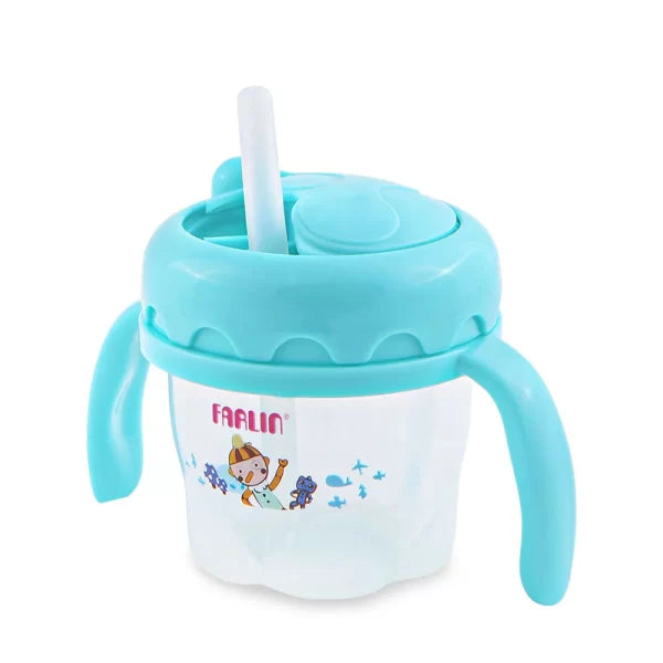 Zubaida's Farlin Straw Training Cup Blue - AET-010-C