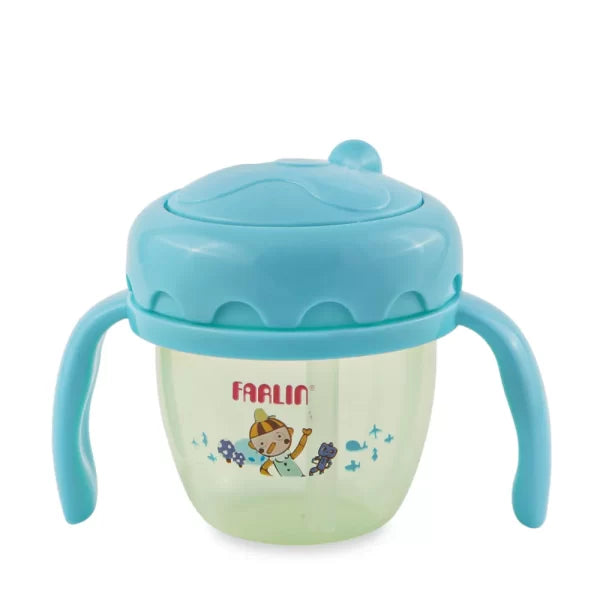 Zubaida's Farlin Straw Training Cup Blue - AG-10012