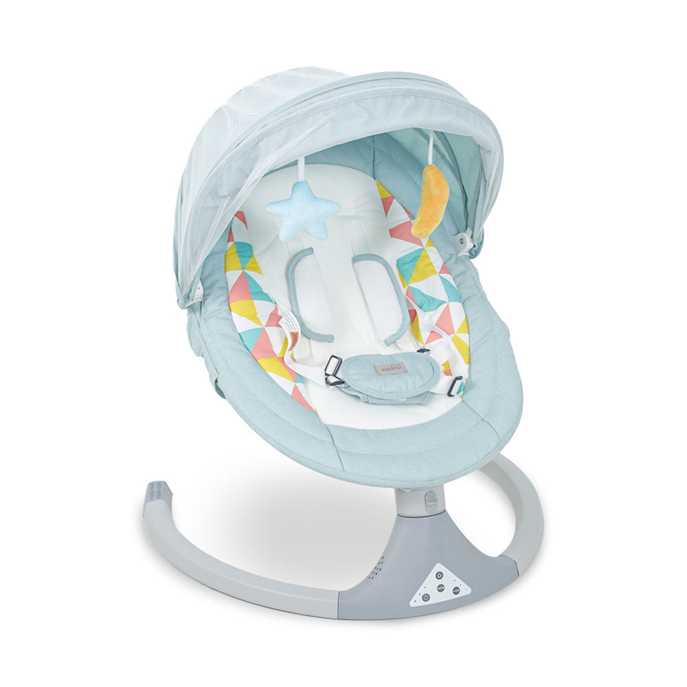 Tinnies® Baby Auto Swing Green T524 at Zubaidas® - Pakistan’s No. 1 and the most trusted baby and kids store for over 50 years. Shop Online. Nationwide Delivery. Best Prices.