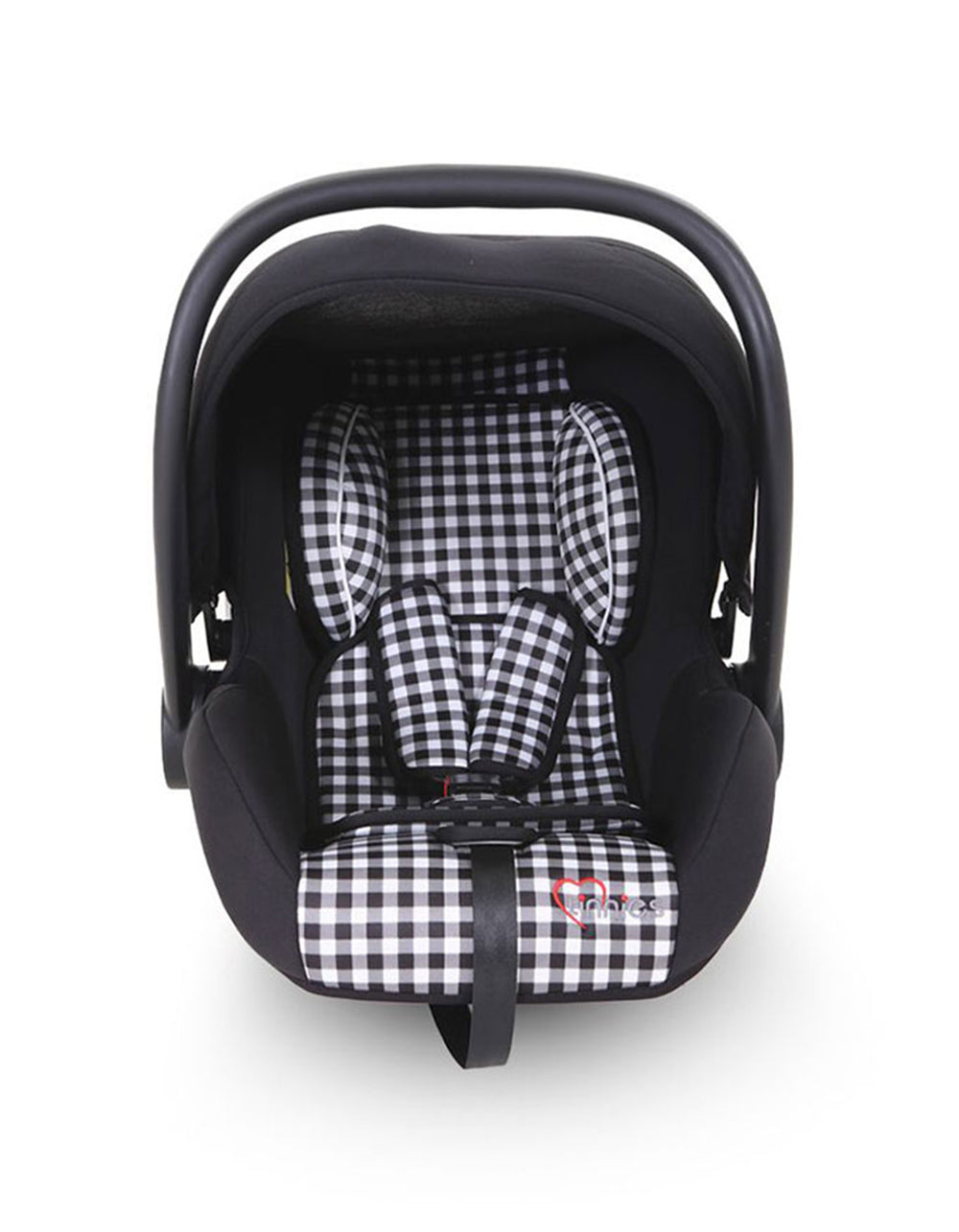 Tinnies® Baby Carry Cot Black Check T008 017 at Zubaidas® - Pakistan’s No. 1 and the most trusted baby and kids store for over 50 years. Shop Online. Nationwide Delivery. Best Prices.