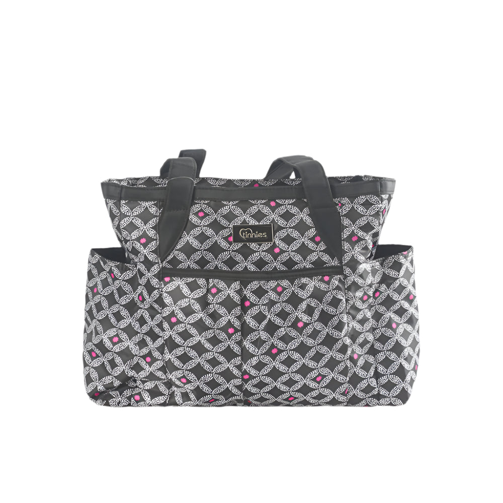 Tinnies® Baby Diaper Bag Black Printed T5004 A at Zubaidas® - Pakistan’s No. 1 and the most trusted baby and kids store for over 50 years. Shop Online. Nationwide Delivery. Best Prices.