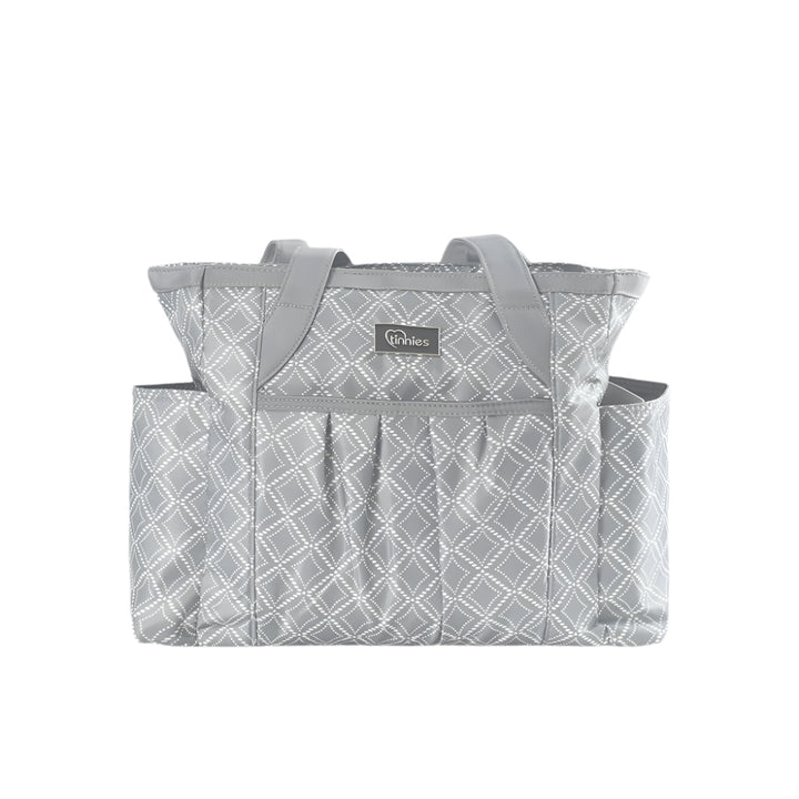 Tinnies® Baby Diaper Bag Grey Printed T5004 B at Zubaidas® - Pakistan’s No. 1 and the most trusted baby and kids store for over 50 years. Shop Online. Nationwide Delivery. Best Prices.