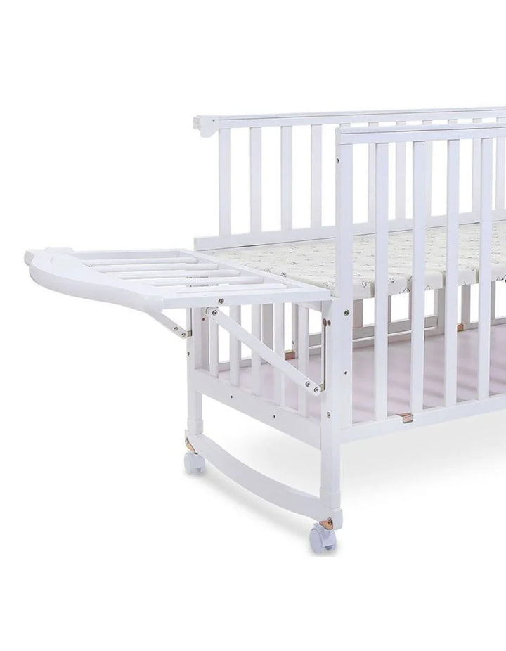 Tinnies® Wooden Cot White T901 034 at Zubaidas® - Pakistan’s No. 1 and the most trusted baby and kids store for over 50 years. Shop Online. Nationwide Delivery. Best Prices.