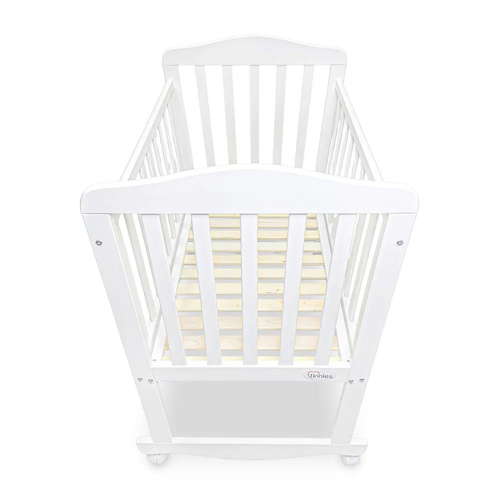 Tinnies® Wooden Crib White T802 034 at Zubaidas® - Pakistan’s No. 1 and the most trusted baby and kids store for over 50 years. Shop Online. Nationwide Delivery. Best Prices.