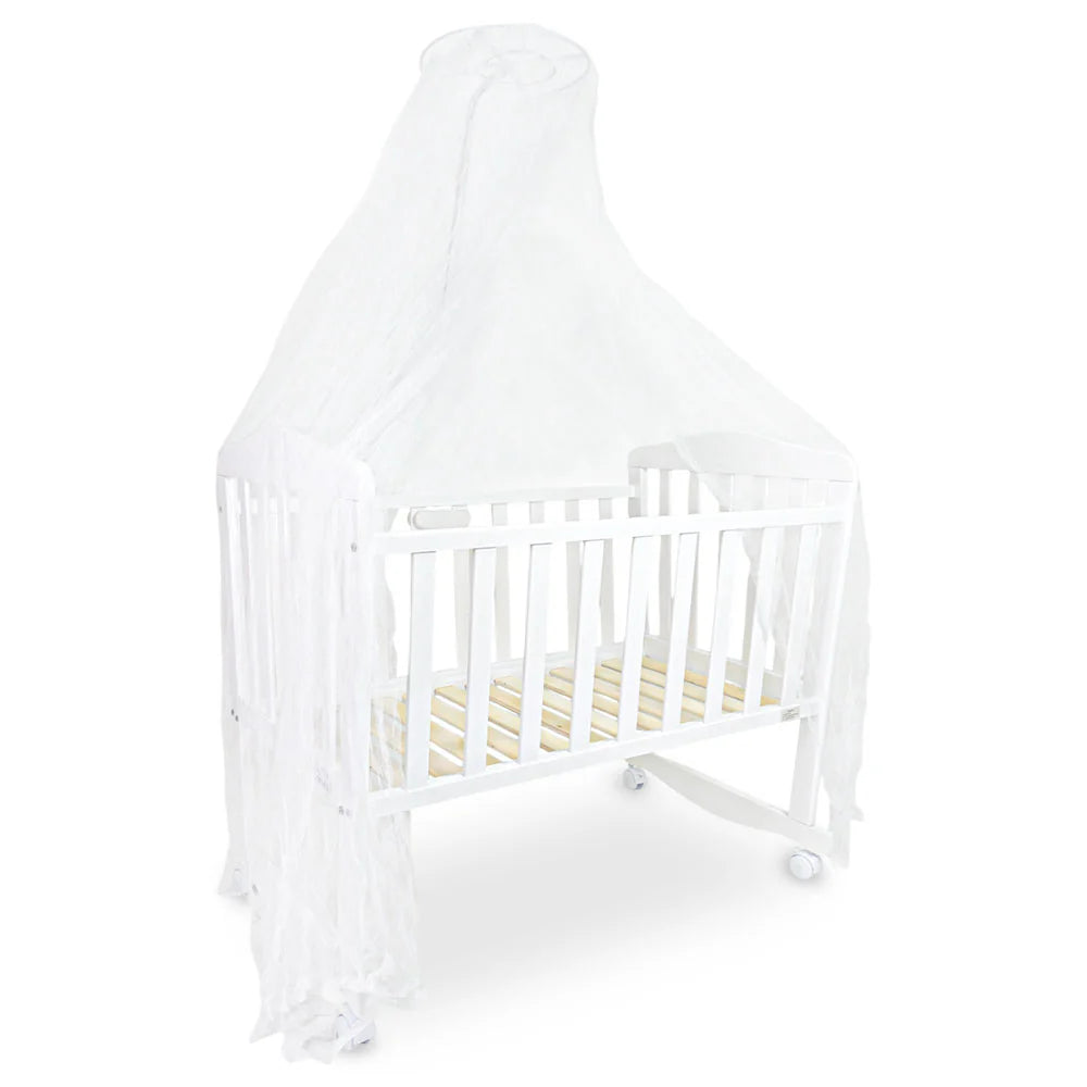 Tinnies® Wooden Crib White T802 034 at Zubaidas® - Pakistan’s No. 1 and the most trusted baby and kids store for over 50 years. Shop Online. Nationwide Delivery. Best Prices.