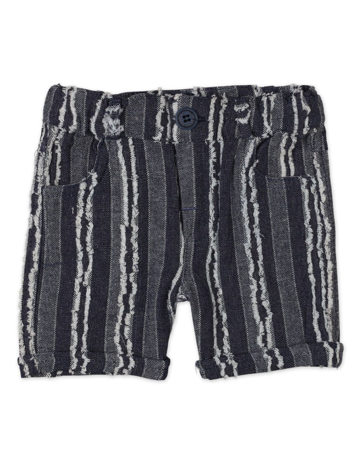 Infant Boys Summer Suit Blue Striped Premium Turkish Collection at Zubaidas Babyshop Pakistan