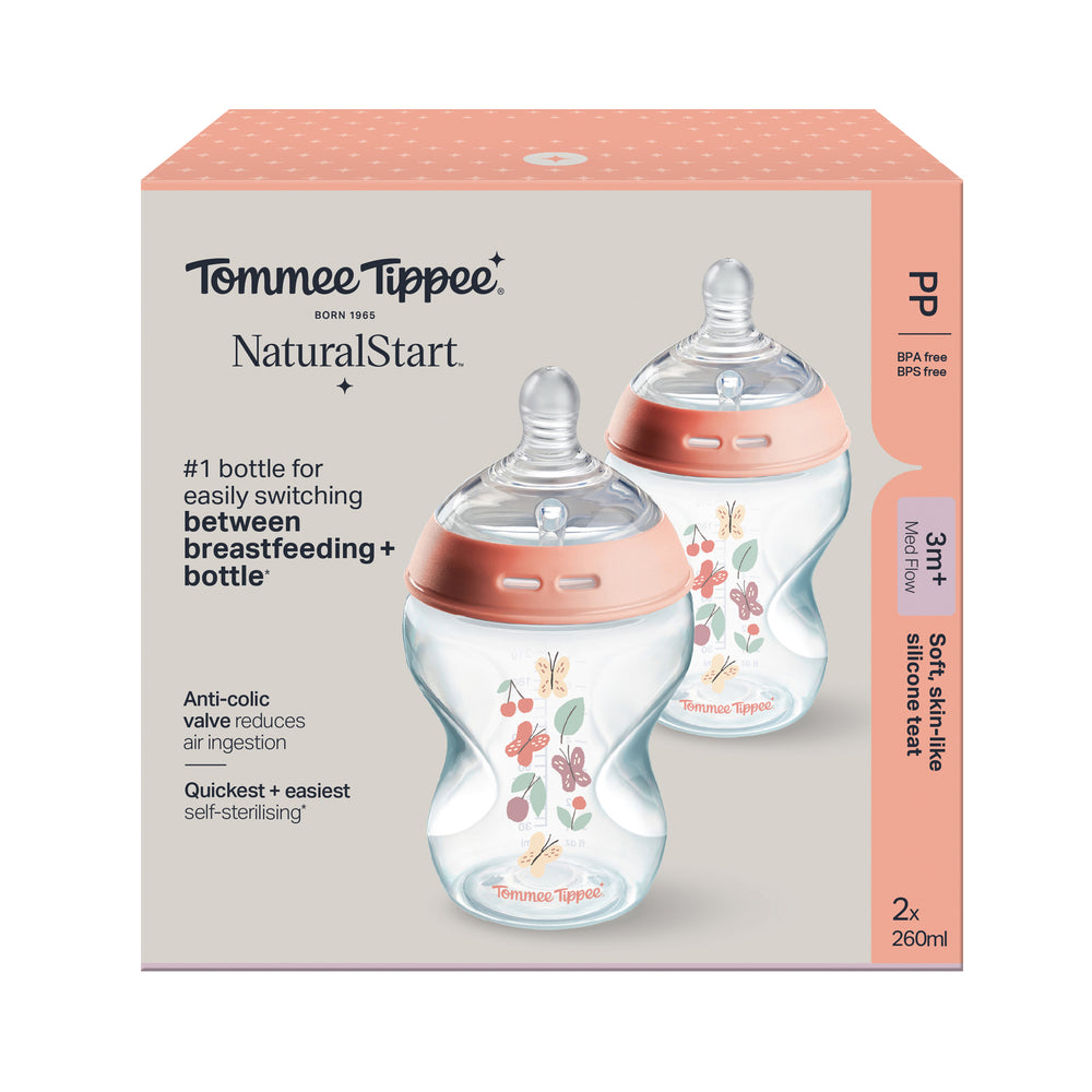 Tommee-Tippee-Natural-Start-Baby-Bottles-PK-2-260ML-TT-427017-at-Zubaidas Pakistan