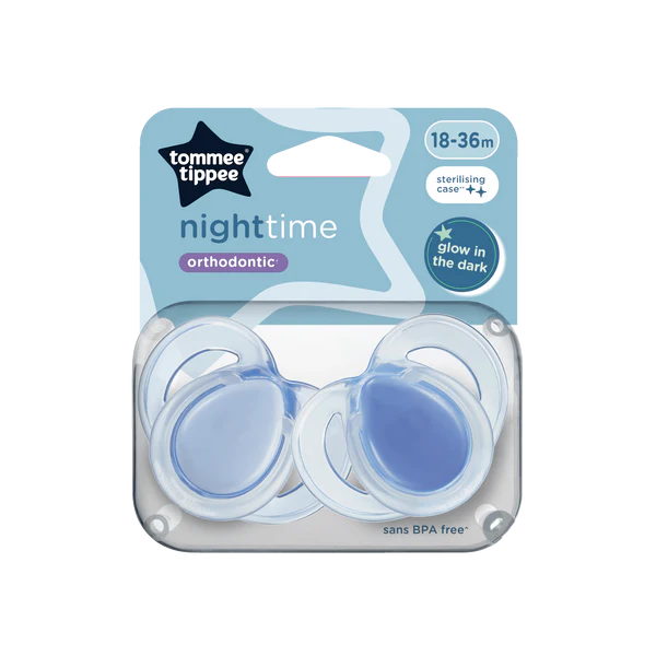 Tommee Tippee Baby Night Time Soother Pack of 2 TT 433400 at Zubaidas Official™ Pakistan