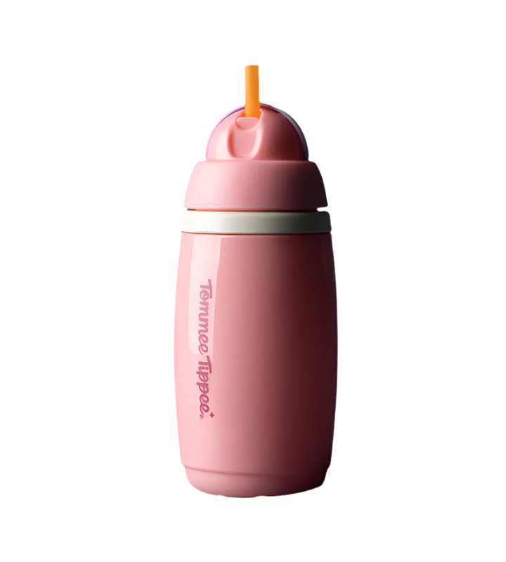 Tommee Tippee Insulated Sporty Spout & Straw Cup 12M+ 266ml - Pink - 448017 at Zubaidas Official™