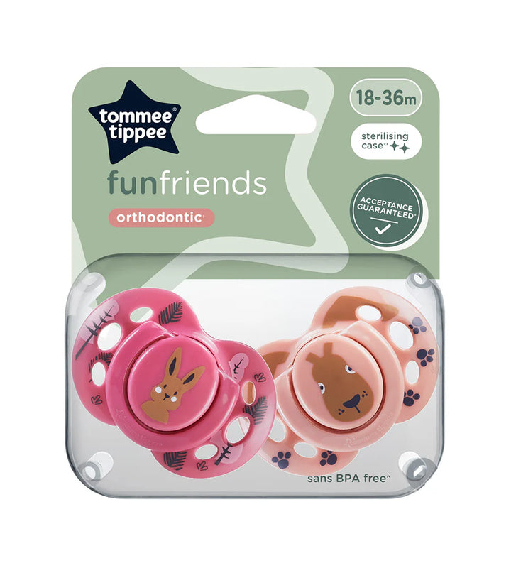Tommee Tippee Night Time Soother for Baby Pack of 2 TT 433403 at Zubaidas Official™ Pakistan