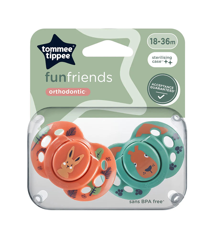 Tommee Tippee Night Time Soother for Baby Pack of 2 TT 433403 at Zubaidas Official™ Pakistan