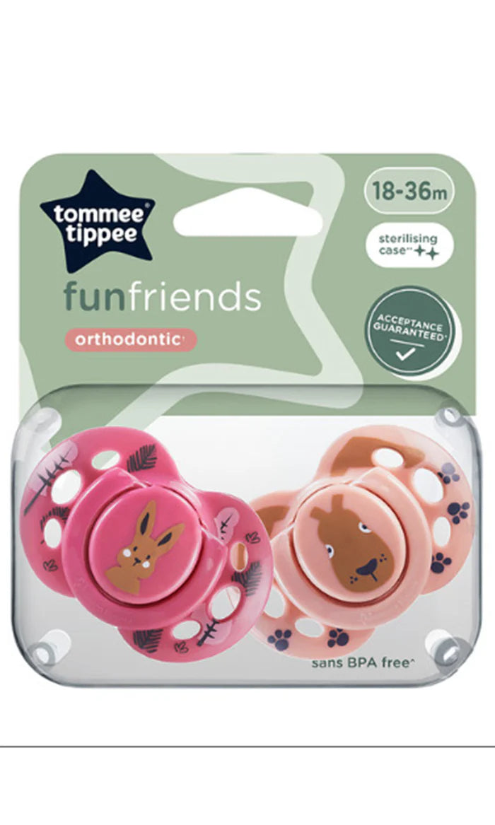 Tommee Tippee Night Time Soother for Baby Pack of 2 TT 433403 at Zubaidas Official™ Pakistan