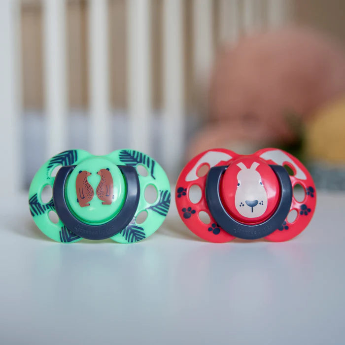 Tommee Tippee Night Time Soother for Baby Pack of 2 TT 433403 at Zubaidas Official™ Pakistan