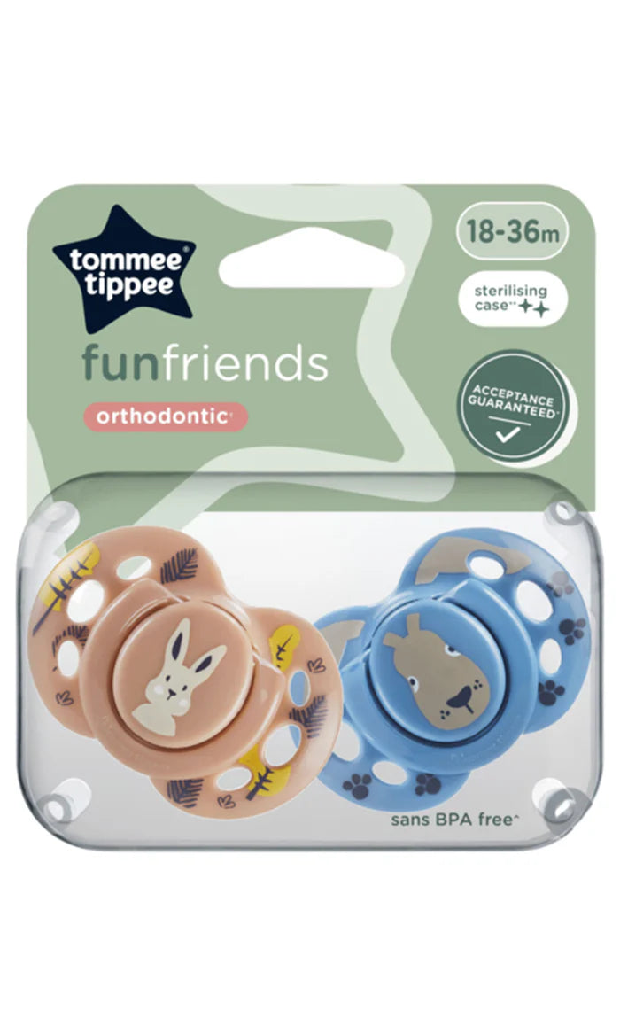 Tommee Tippee Night Time Soother for Baby Pack of 2 TT 433403 at Zubaidas Official™ Pakistan