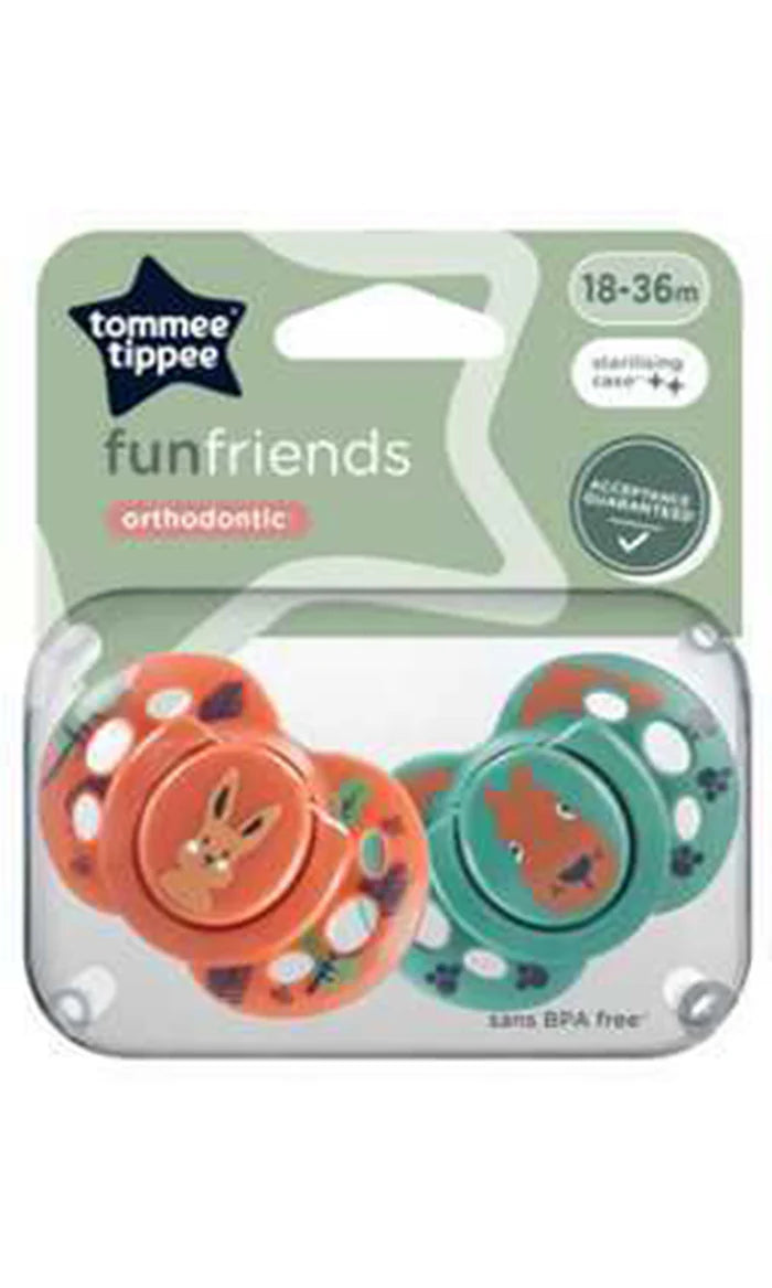 Tommee Tippee Night Time Soother for Baby Pack of 2 TT 433403 at Zubaidas Official™ Pakistan