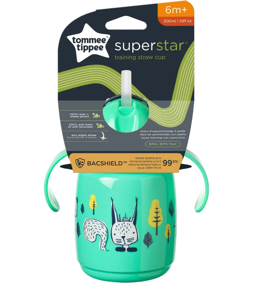 Tommee Tippee Trainer Straw Cup Green 300 ML TT 447830 at Zubaidas Official™ Pakistan