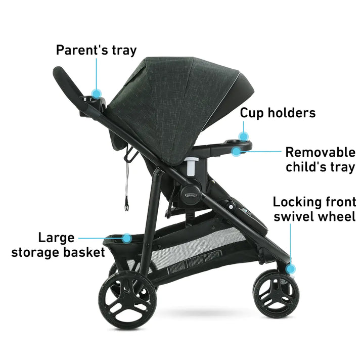 Travel System Graco® Modes™ 3 Lite DLX with SnugRide® 35 Lite LX Infant Car Seat West-Point 7DH04WSP at Zubaidas® - Pakistan’s No. 1 and the most trusted baby and kids store for over 50 years. Shop Online. Nationwide Delivery. Best Prices.