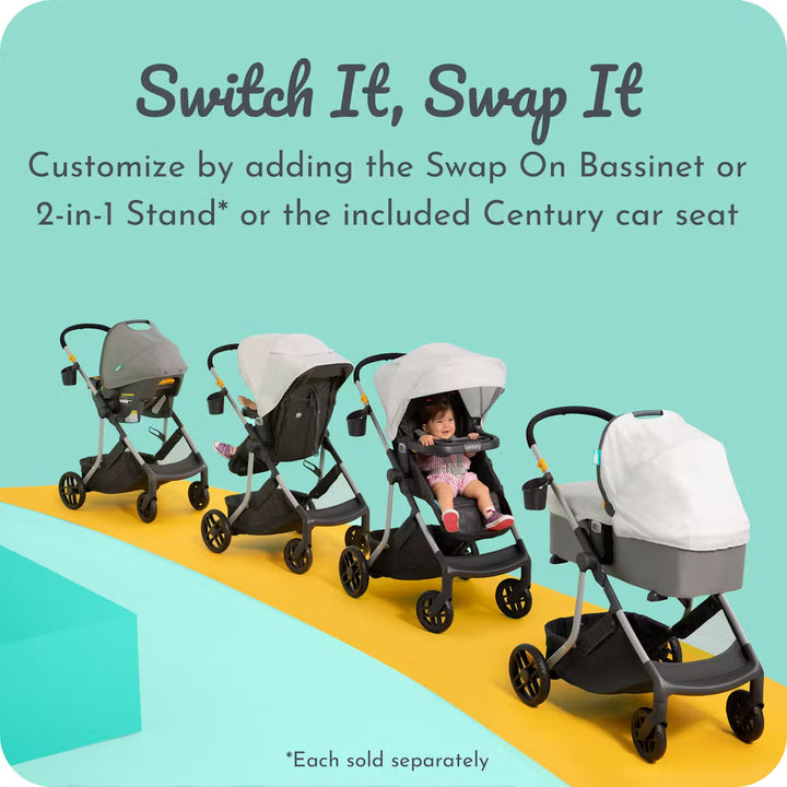 Travel System&nbsp;Graco® Century™ Swap On™ Modular Splash 7KD00SHC at Zubaidas® - Pakistan’s No. 1 and the most trusted baby and kids store for over 50 years. Buy Online. Nationwide Delivery. Best Prices.