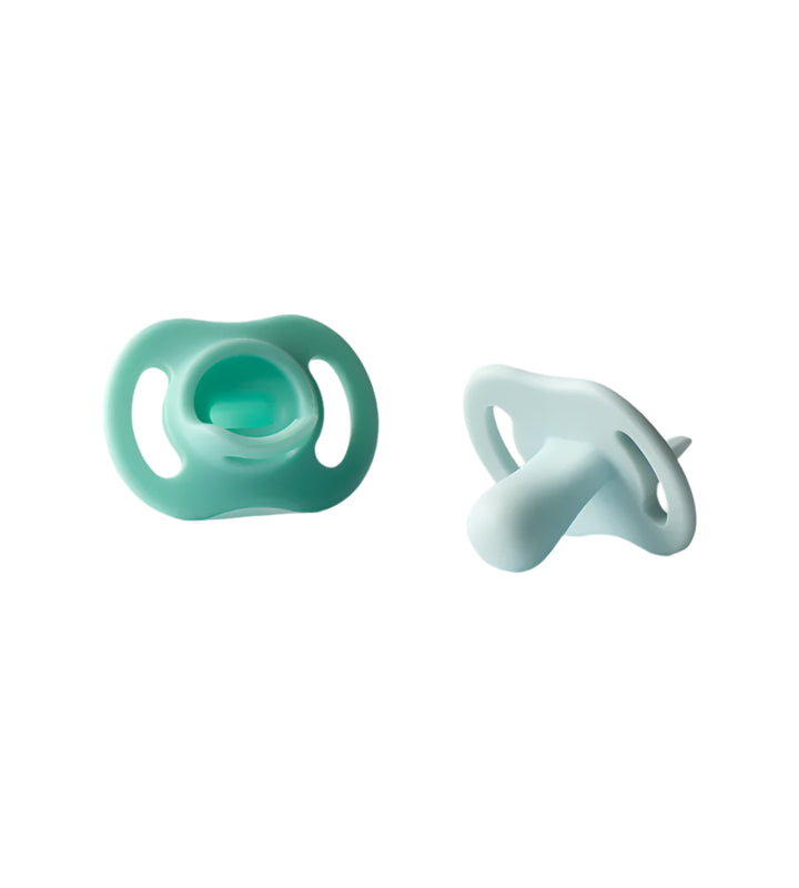 Ultra Light Soothers Tommee Tippee 0-6M PK-2 - Green/Blue - 433594 at Zubaidas