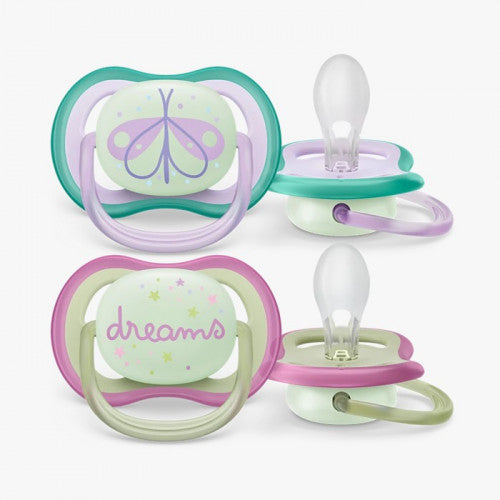 Ultra Air Pacifier Night Time 0-6M Philips AVENT® SCF376/19 Girl at Zubaidas® - Pakistan’s No. 1 and the most trusted baby and kids store for over 50 years. Shop Online. Nationwide Delivery. Best Prices.