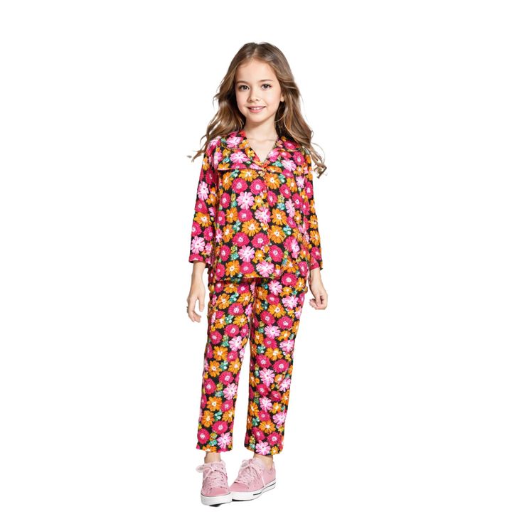 Zubaida's Night Suit Floral