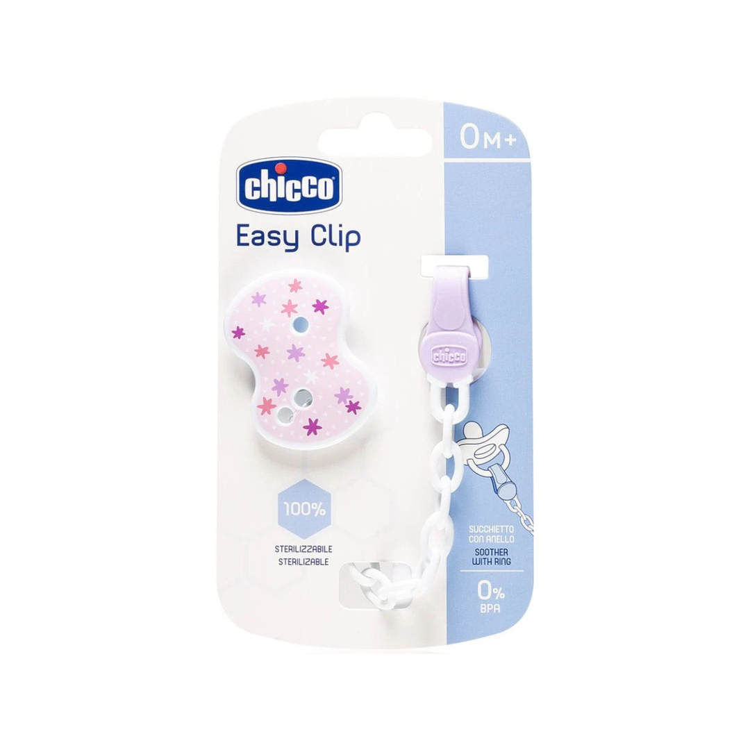 Zubaida's Chicco Easy Clip With Chain Pink (Chi-00004082000000) - Zubaidas Official™