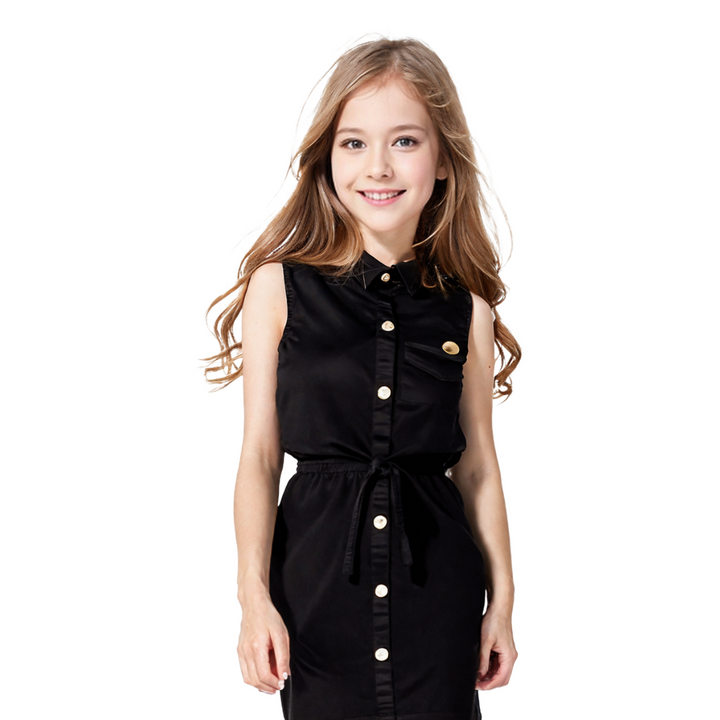 Zubaida's Dress Long Twill Black Girls