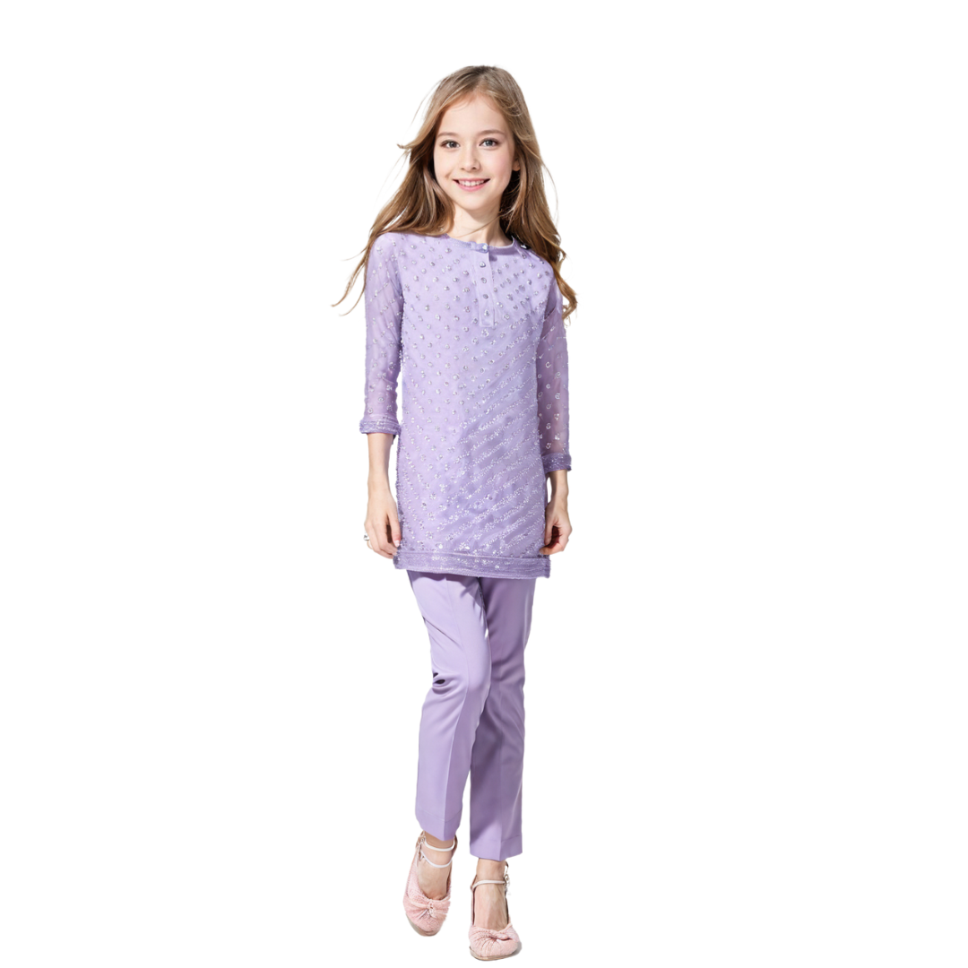 Zubaida's Kurti for Girls with Matching Trouser