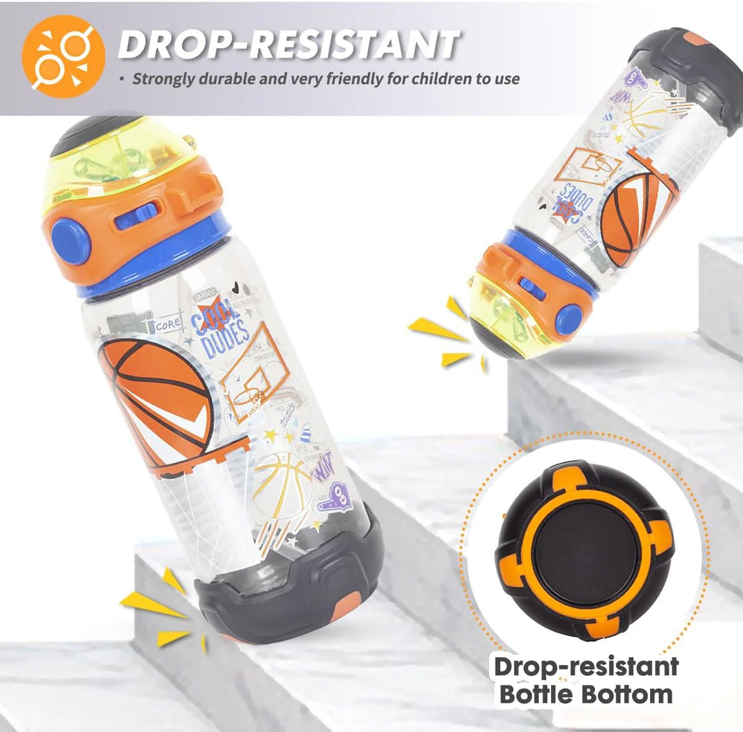 VEST Basketball BPA Free Straw Water Bottle 650 ML U2051 at Zubaidas The Biggest Online Baby and Kids Store in Pakistan for over 50 years