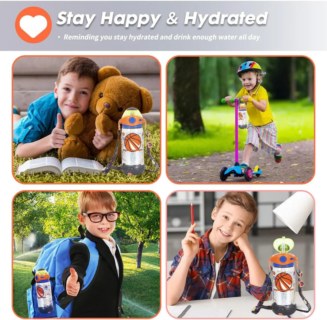 VEST Basketball BPA Free Straw Water Bottle 650 ML U2051 at Zubaidas The Ultimate Online Baby and Kids Store in Pakistan for over 50 years