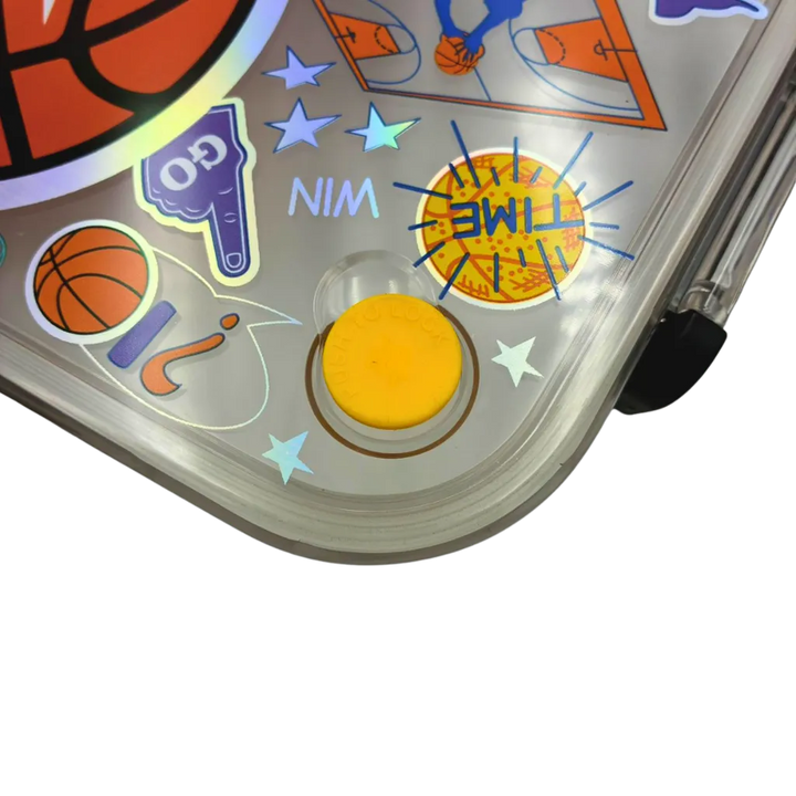 VEST Basketball 3 Compartments Special Edition Happy Bento Box BPA and Phthalates Free 1200 ML School Lunch Box U2135 at Zubaidas Number 1 Online Baby and Kids Store in Pakistan for over 50 years