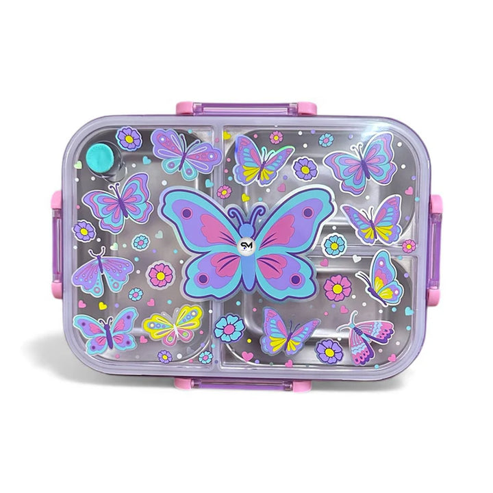 VEST Butterfly Three Compartments Stainless Steel School Lunch Box 800 ML U2087 at Zubaidas Online Pakistan