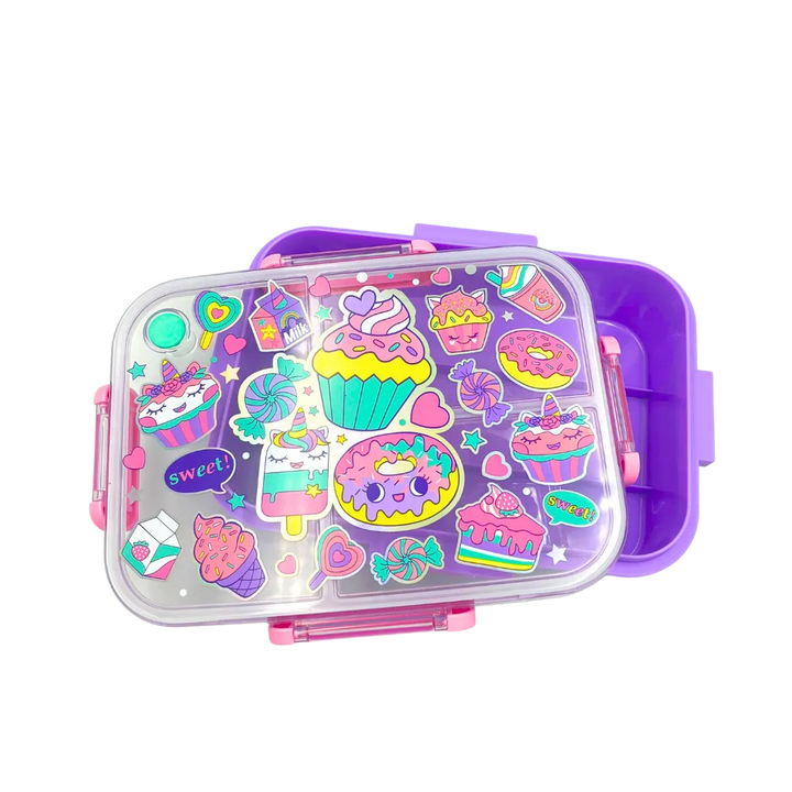 VEST Donut 3 Compartments Special Edition Happy Bento Box BPA and Phthalates Free 1200 ML School Lunch Box U2135 at Zubaidas Best Online Baby and Kids Store in Pakistan for over 50 years