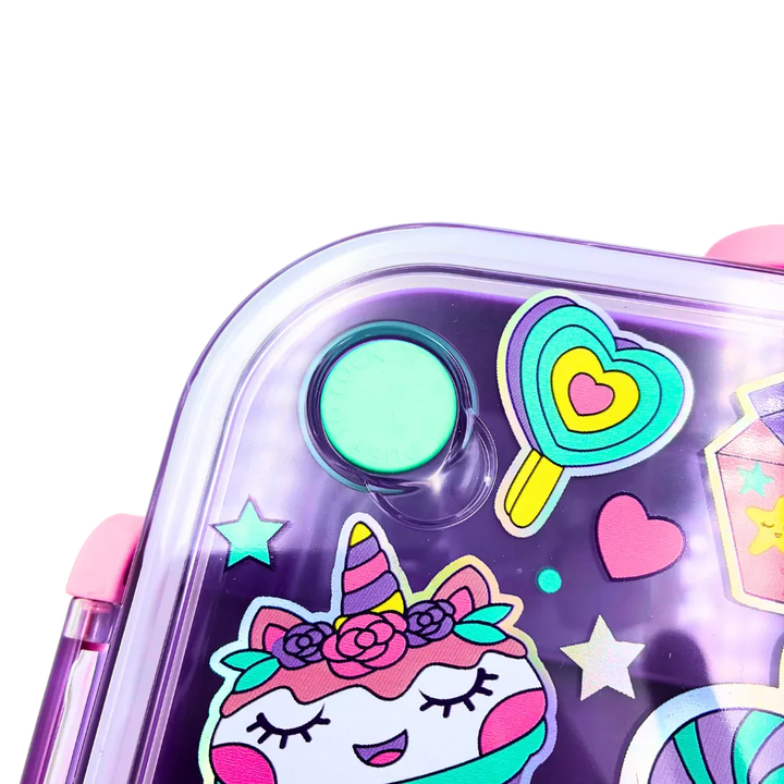 VEST Donut 3 Compartments Special Edition Happy Bento Box BPA and Phthalates Free 1200 ML School Lunch Box U2135 at Zubaidas The Biggest Online Baby and Kids Store in Pakistan for over 50 years