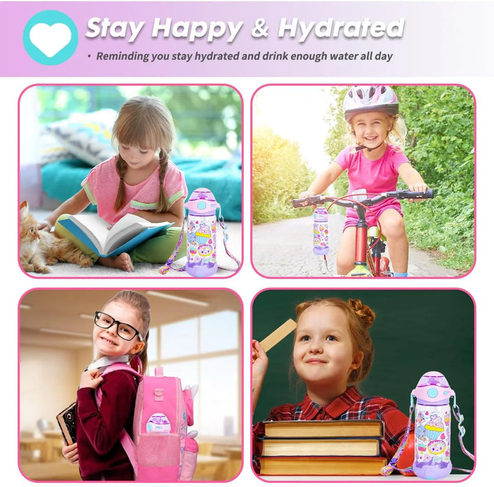 VEST Donut BPA Free Straw Water Bottle 650 ML U2051 at Zubaidas Official Pakistan
