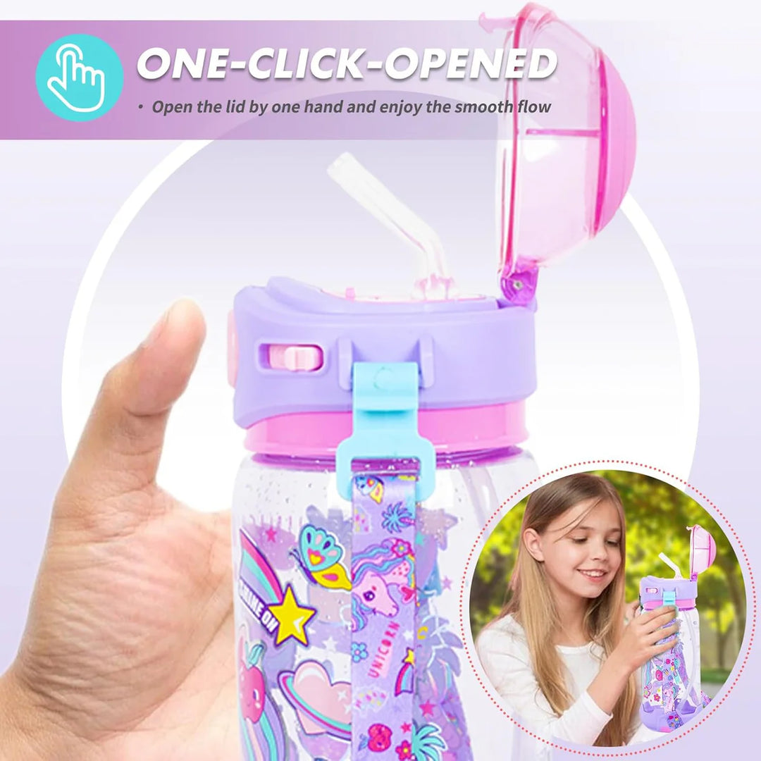VEST Donut BPA Free Straw Water Bottle 650 ML U2051 at Zubaidas The Ultimate Online Baby and Kids Store in Pakistan for over 50 years