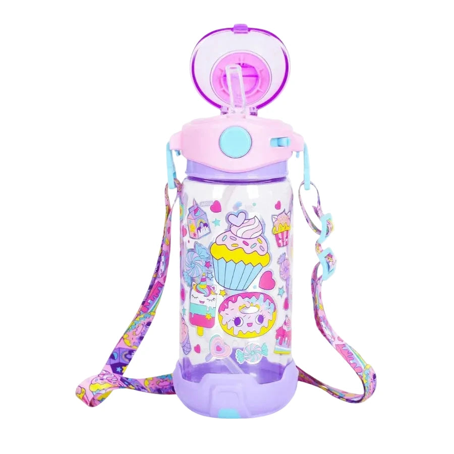 VEST Donut BPA Free Straw Water Bottle 650 ML U2051 at Zubaidas
